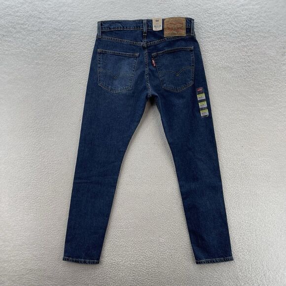 Levi's 512 Lo-Ball Jeans Men's 32x32 Blue Flex Stretch Large Tab American Denim - Picture 7 of 12